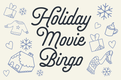 holiday movie bingo