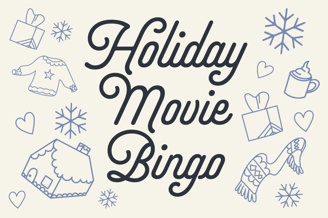 holiday movie bingo